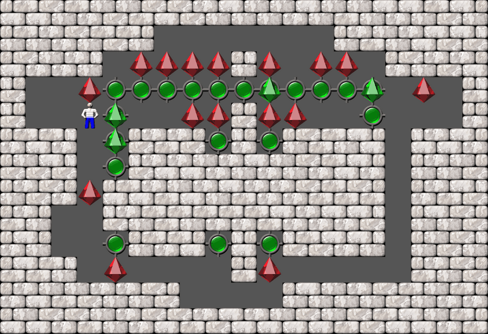 Сокобан More Bugs collections уровень 592